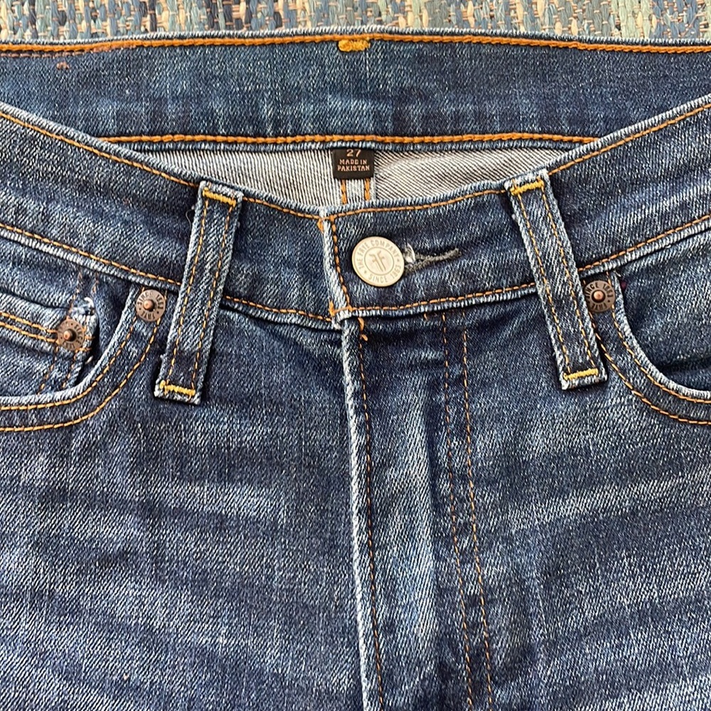 Frye High Rise Skinny Medium Wash Blue Jeans size 27 - Picture 4 of 7